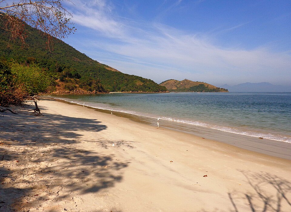 Praia da Ilha da Marambaia, no município de Mangaratiba